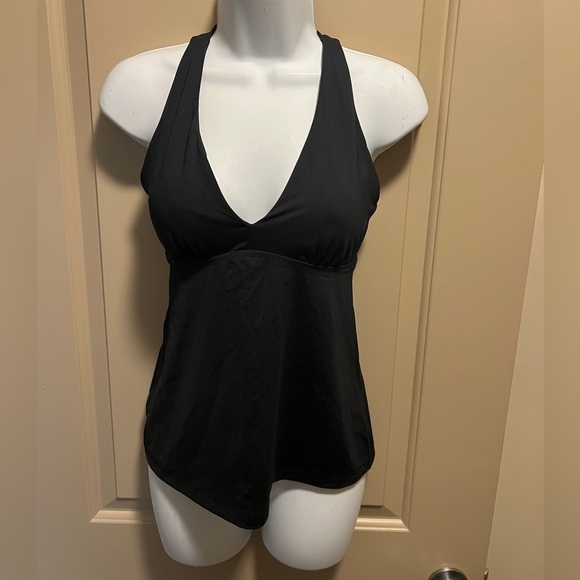 Athleta Other - Awesome Black Athleta Tankini Top Mediumm